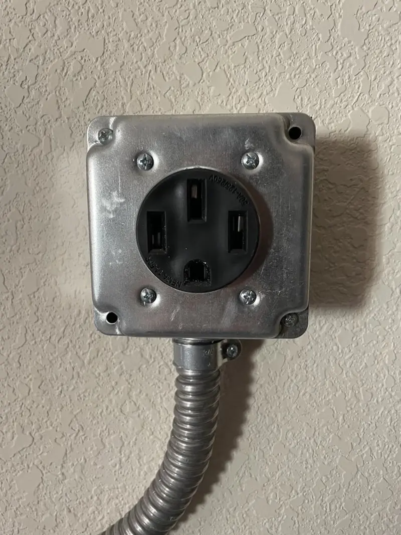 NEMA 14-50 outlet installed for Smart Home Electrical in Green Valley